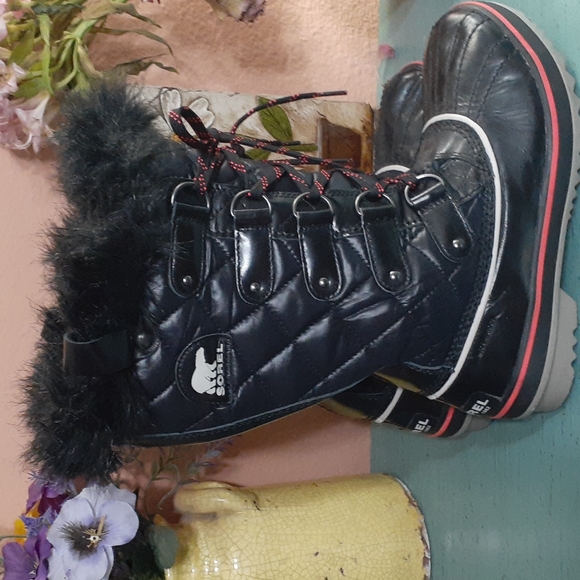 SOREL WATERPROOF SNOW/RAIN BOOTS SZ 7 - Picture 2 of 7